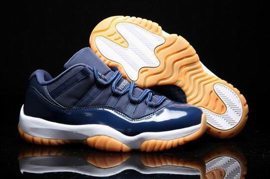 (image for) Air Jordan 11 Low Navy Men's Shoes-14
